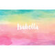 Rainbow Watercolor Placemats Image 2 of 2